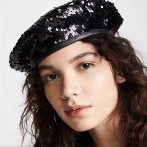 Eugenia Kim Cher Sequin Beret Hat